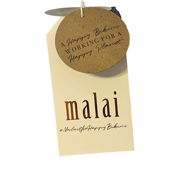 MALAI •Women M• Chacalal Nilo One Piece Long Sleeve Floral Swimsuit NWT $218 - Picture 6 of 13